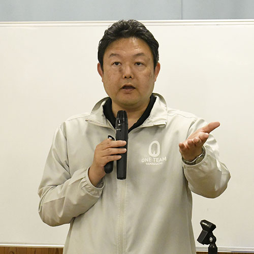 地域医療の在り方について語る原田昌範医師