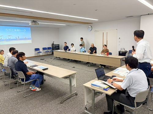 27日の「ながと未来トークの様子」