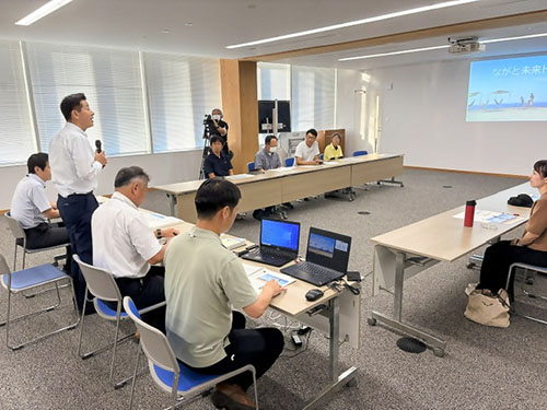 27日の「ながと未来トークの様子」