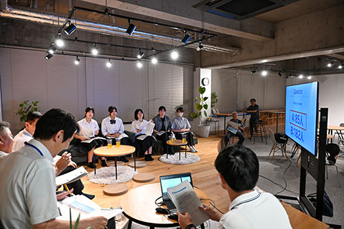 28日の「ながと未来トークの様子」