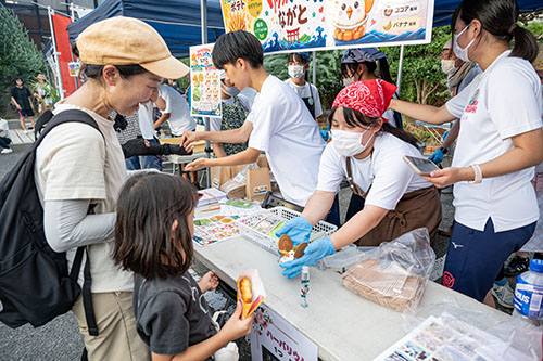 出店の様子