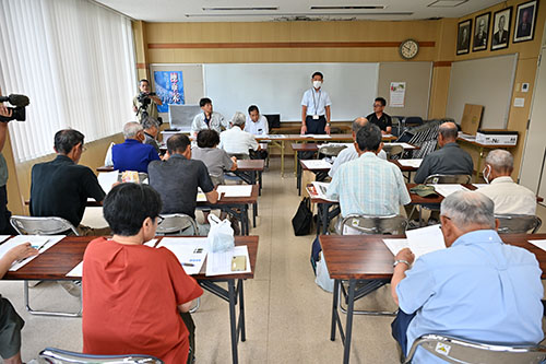 目合わせ会の様子