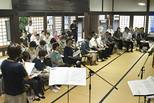 開会の様子
