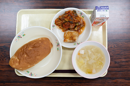 この日の給食
