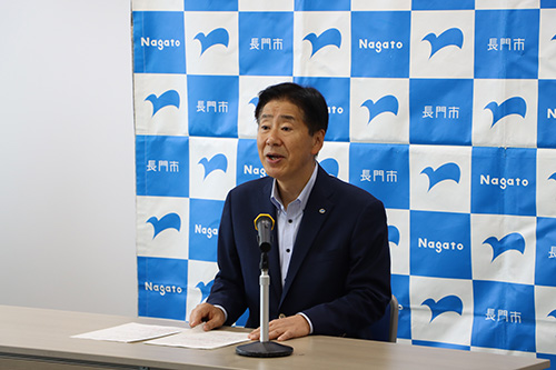 市長訓示の様子