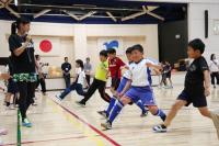 元オリンピック選手の小林祐梨子さんと楽しくトレーニング