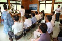 安全祈願祭には観光関係者など約20人が出席
