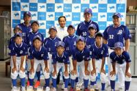 西日本選手権への出場報告を行った仙崎スポーツ少年団