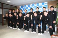 「長門クラブ」として、市内の各中学校から招集された14人の選手が出場