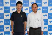 自転車競技で全国大会に出場する白石さん
