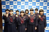 全国大会に出場が決まった深川中学校卓球部のみなさん