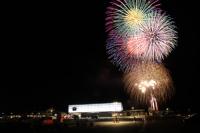 道の駅センザキッチンがオープンして初となる花火大会