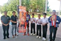 レノファ山口の長門市ご当地選手の坪井慶介さん