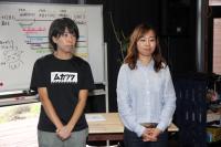 3年の任期を終えた磯野隊員（写真左）と大迫隊員（写真右）
