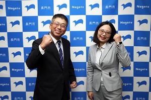 新たに着任した田中隊員（写真左）と山田隊員（写真右）