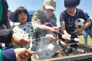 焼きマシュマロ体験