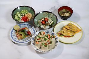 第9回ながとお料理コンクールの入賞作品