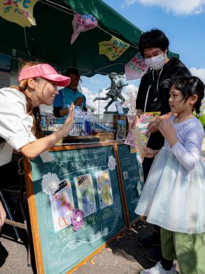 長門市駅周辺SPアンバサダーの兼頭のぞみさん