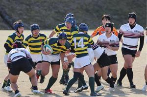 相手をかわして前へ