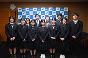 長門ライオンズクラブとながとジュニアリーダーズクラブの皆さん