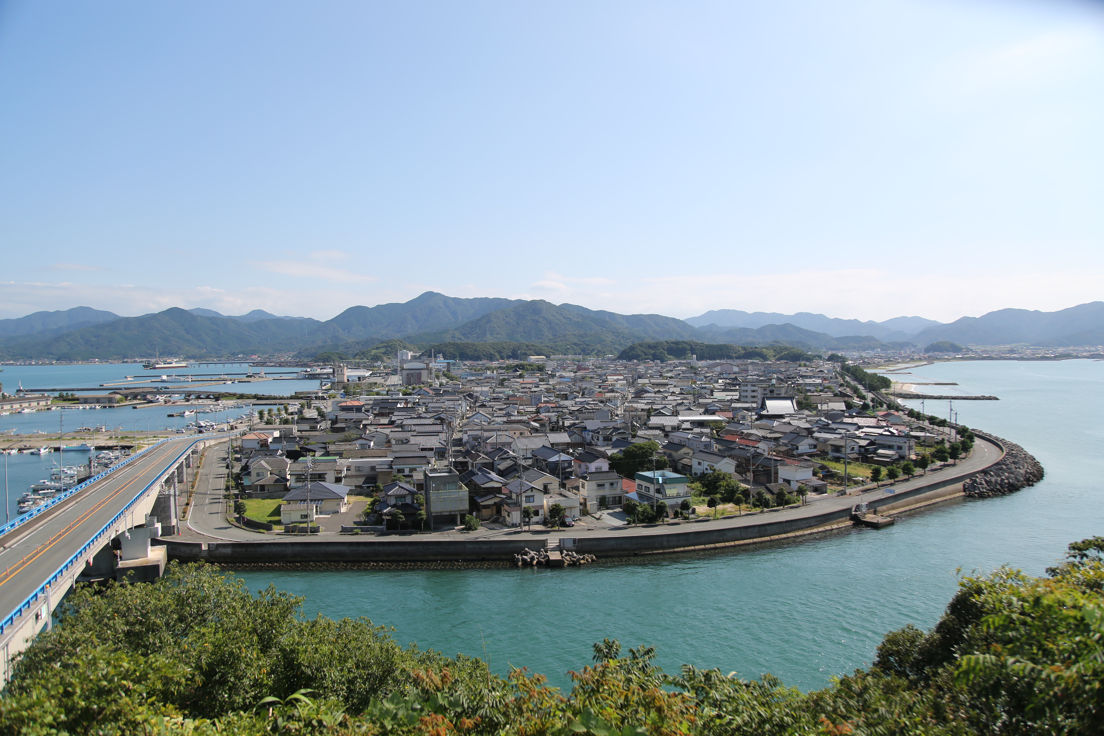 仙崎の街並み画像